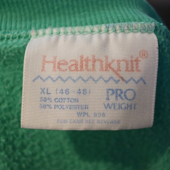 Health Knit Green Duffy’s Ireland Irish Crest Graphic Pullover Sweatshirt XL - Picture 8 of 12